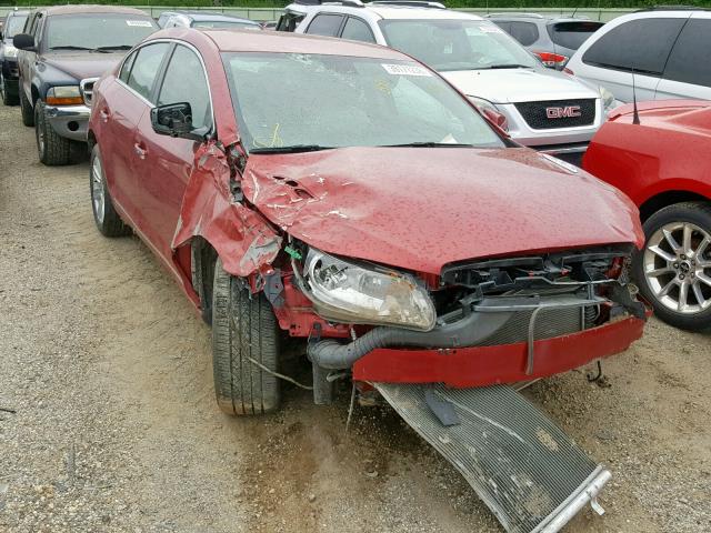 1G4GD5E31CF302767 - 2012 BUICK LACROSSE P RED photo 1