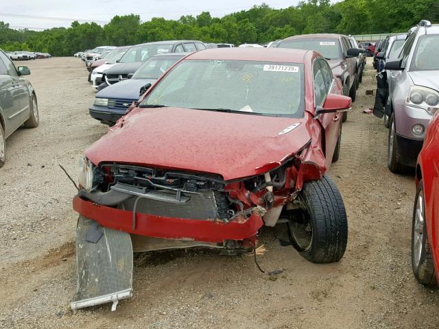 1G4GD5E31CF302767 - 2012 BUICK LACROSSE P RED photo 2