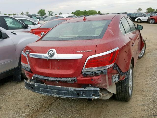 1G4GD5E31CF302767 - 2012 BUICK LACROSSE P RED photo 4