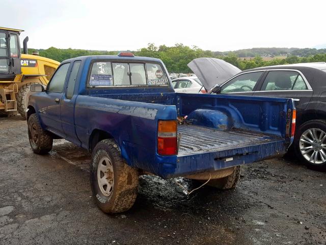 4TAVN13D3RZ228784 - 1994 TOYOTA PICKUP 1/2 BLUE photo 3