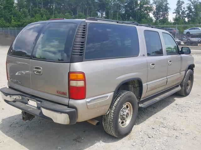 3GKGK26U71G223605 - 2001 GMC YUKON XL K BEIGE photo 4