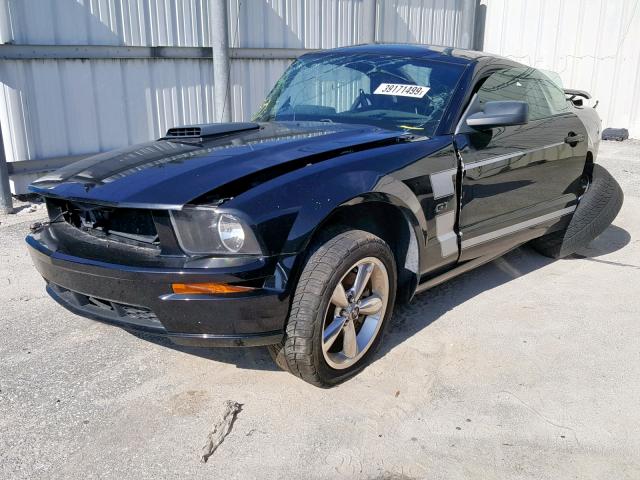 1ZVHT82H675218207 - 2007 FORD MUSTANG GT BLUE photo 2
