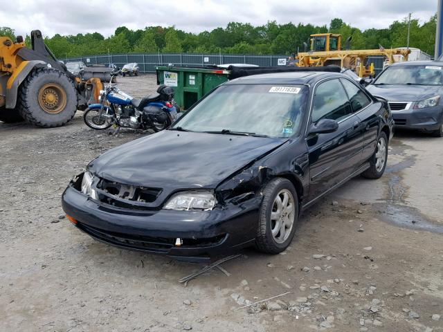 19UYA225XWL000102 - 1998 ACURA 3.0CL BLACK photo 2