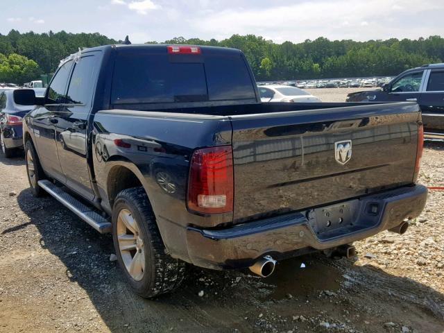 1C6RR6MT0DS640764 - 2013 RAM 1500 SPORT BLACK photo 3