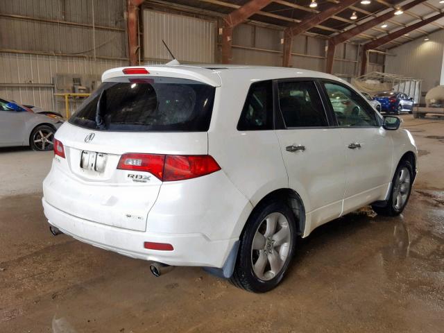 5J8TB18517A013570 - 2007 ACURA RDX TECHNO WHITE photo 4