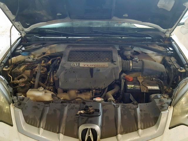 5J8TB18517A013570 - 2007 ACURA RDX TECHNO WHITE photo 7