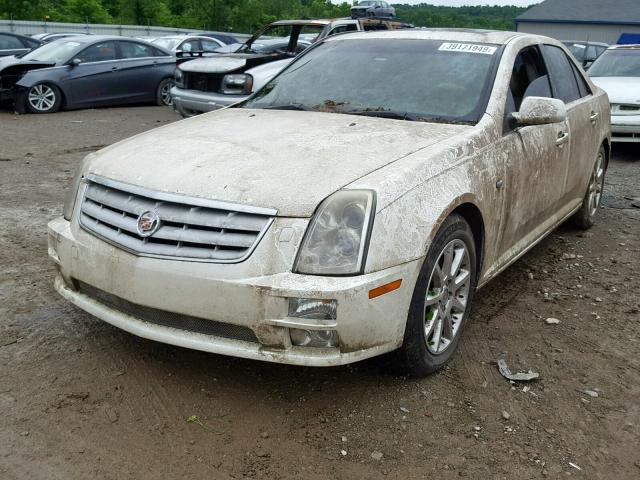 1G6DC67A250230496 - 2005 CADILLAC STS WHITE photo 2