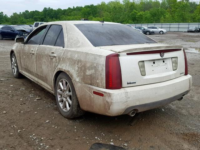 1G6DC67A250230496 - 2005 CADILLAC STS WHITE photo 3