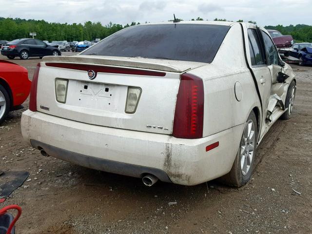 1G6DC67A250230496 - 2005 CADILLAC STS WHITE photo 4