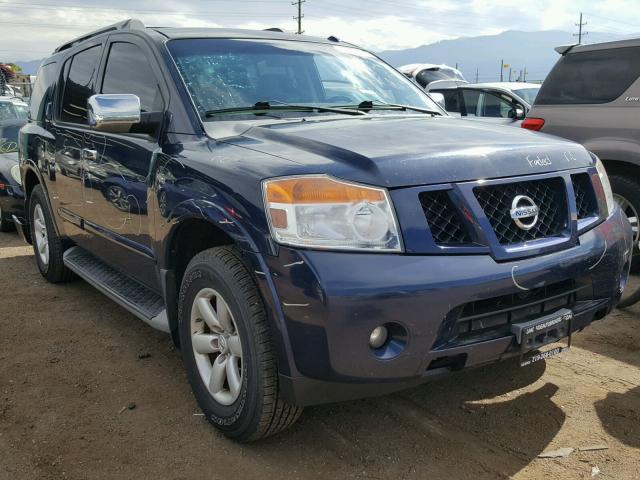 5N1AA0NC6AN600395 - 2010 NISSAN ARMADA SE BLUE photo 1