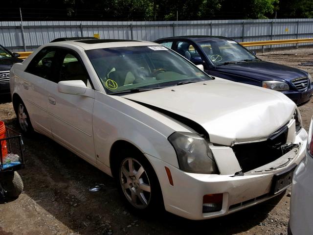 1G6DP577X70198144 - 2007 CADILLAC CTS HI FEA WHITE photo 1