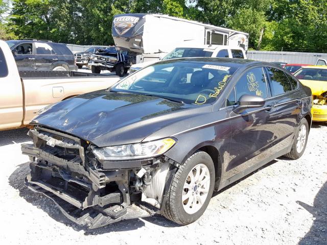 3FA6P0G74GR214711 - 2016 FORD FUSION S CHARCOAL photo 2