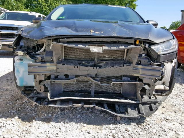 3FA6P0G74GR214711 - 2016 FORD FUSION S CHARCOAL photo 9