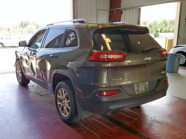 1C4PJMCB6FW686793 - 2015 JEEP CHEROKEE L GREEN photo 3