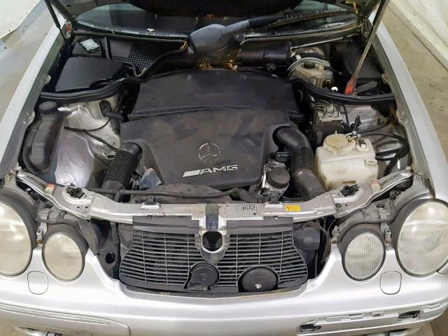 WDBJF74J91B271089 - 2001 MERCEDES-BENZ E 55 AMG SILVER photo 7