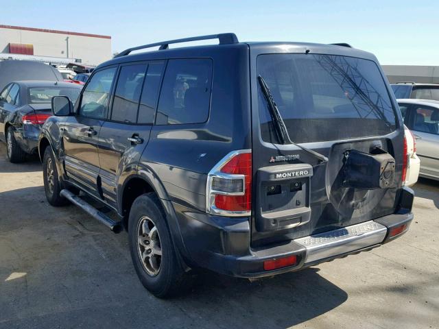 JA4MW51R31J041738 - 2001 MITSUBISHI MONTERO LI BLACK photo 3