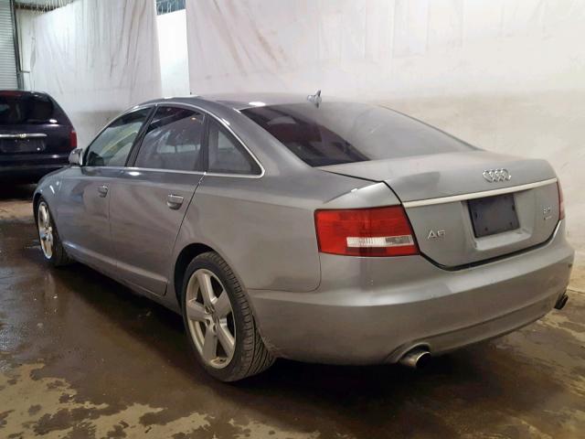 WAUDH74F28N155694 - 2008 AUDI A6 3.2 QUA GRAY photo 3