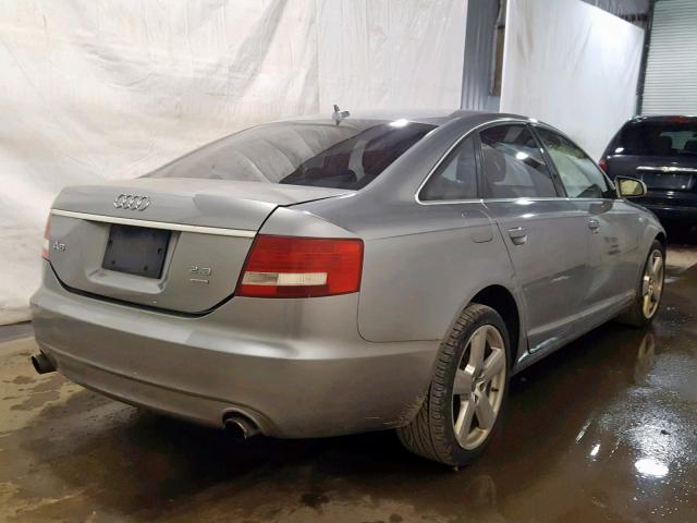 WAUDH74F28N155694 - 2008 AUDI A6 3.2 QUA GRAY photo 4