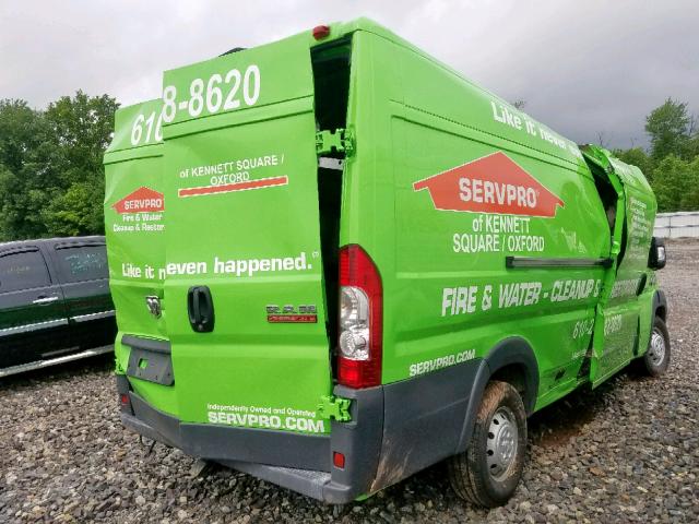 3C6URVJG1JE150831 - 2018 RAM PROMASTER 绿色 照片 4
