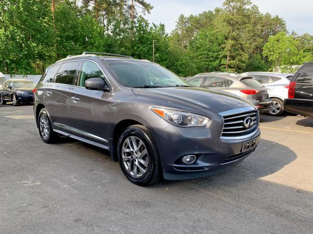 5N1CL0MM2EC517027 - 2014 INFINITI QX60 HYBRI GRAY photo 2