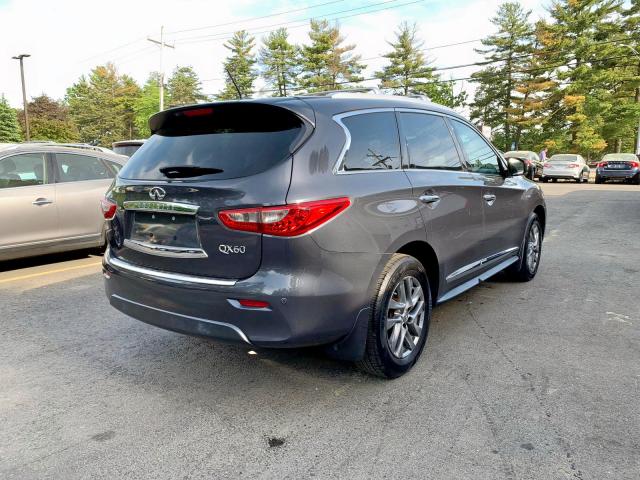 5N1CL0MM2EC517027 - 2014 INFINITI QX60 HYBRI GRAY photo 3