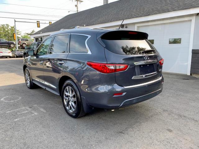 5N1CL0MM2EC517027 - 2014 INFINITI QX60 HYBRI GRAY photo 4