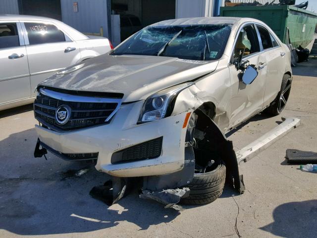 1G6AA5RA4D0171935 - 2013 CADILLAC ATS BROWN photo 2