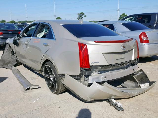 1G6AA5RA4D0171935 - 2013 CADILLAC ATS BROWN photo 3