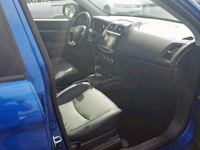 JA4AJ4AW0GZ611464 - 2016 MITSUBISHI RVR GT BLUE photo 5