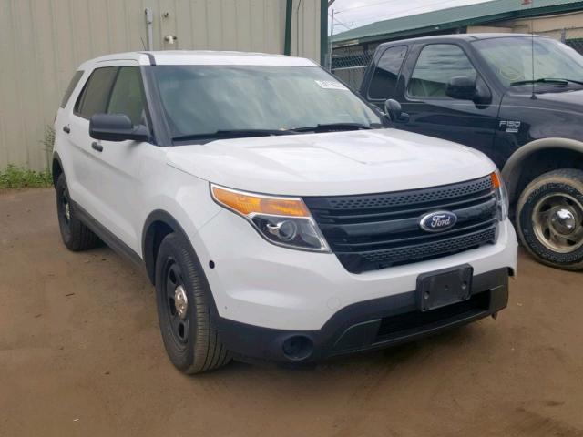 1FM5K8AR9EGA09382 - 2014 FORD EXPLORER P WHITE photo 1