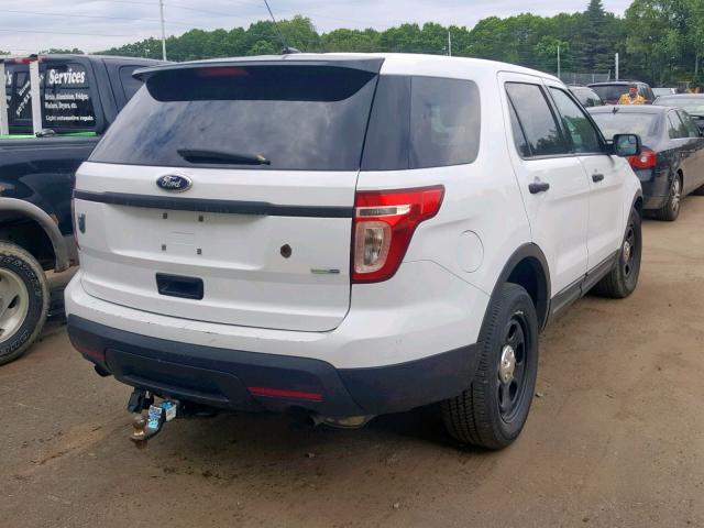 1FM5K8AR9EGA09382 - 2014 FORD EXPLORER P WHITE photo 4