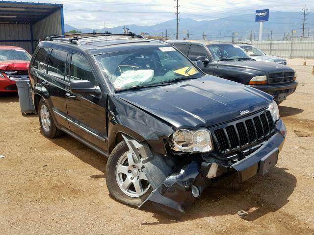 1J8GR48K98C214635 - 2008 JEEP GRAND CHER BLACK photo 1