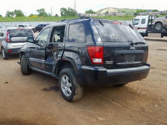 1J8GR48K98C214635 - 2008 JEEP GRAND CHER BLACK photo 3