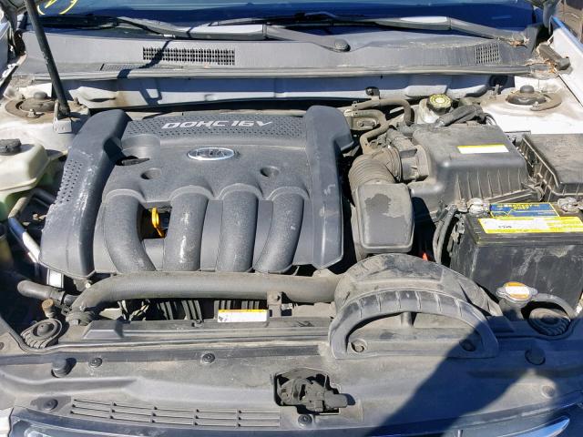 KNAGE123375157206 - 2007 KIA OPTIMA SILVER photo 7