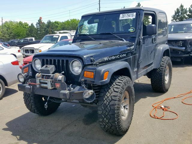 1J4FA69S23P334373 - 2003 JEEP WRANGLER / BLACK photo 2