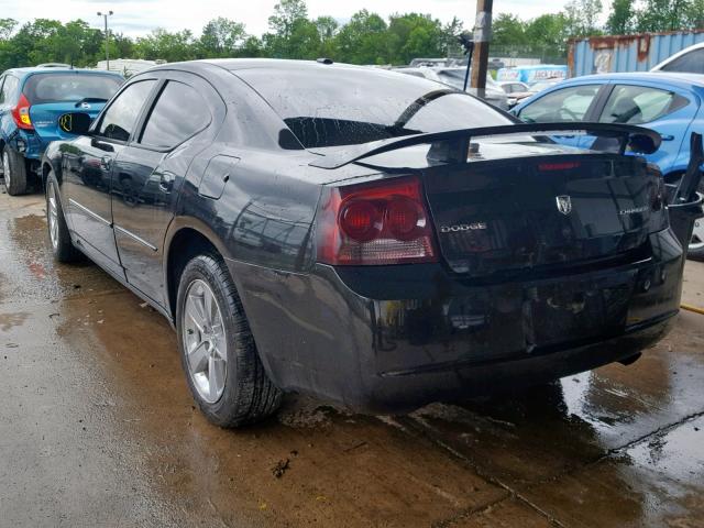 2B3KA33V29H567139 - 2009 DODGE CHARGER SX CHARCOAL photo 3