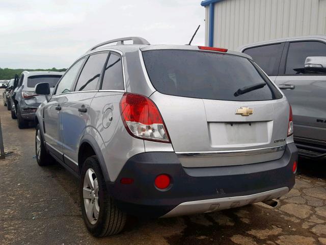 3GNAL2EK5CS595434 - 2012 CHEVROLET CAPTIVA SP SILVER photo 3