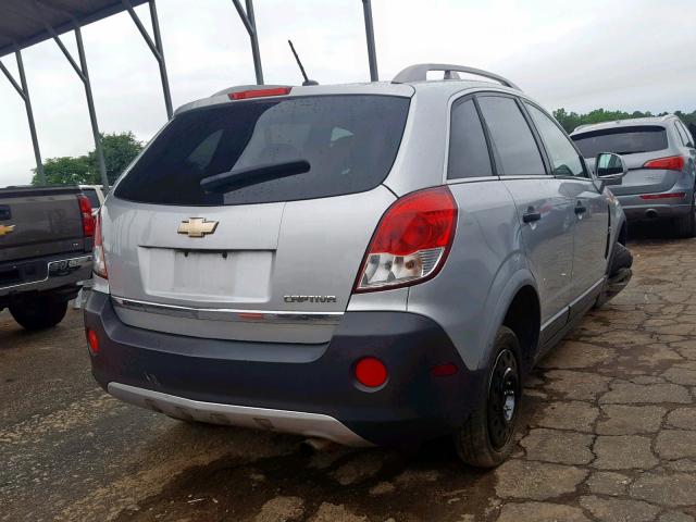 3GNAL2EK5CS595434 - 2012 CHEVROLET CAPTIVA SP SILVER photo 4