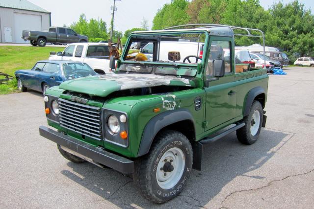 SALLDVAB8AA300518 - 1987 LAND ROVER DEFENDER 9 GREEN photo 2