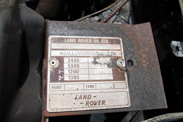 SALLDVAB8AA300518 - 1987 LAND ROVER DEFENDER 9 GREEN photo 5