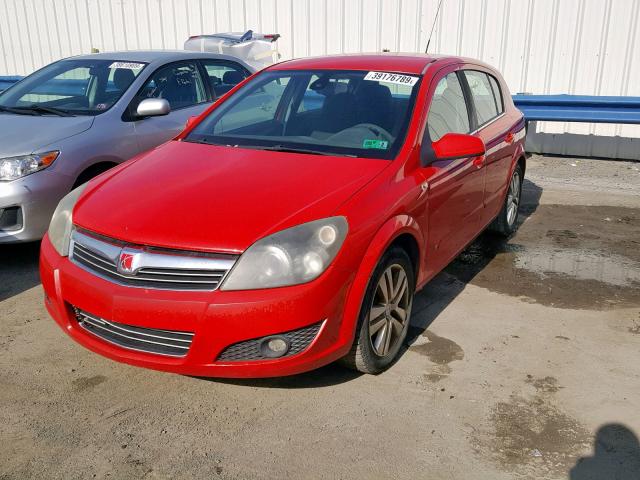 W08AT671385122839 - 2008 SATURN ASTRA XR RED photo 2