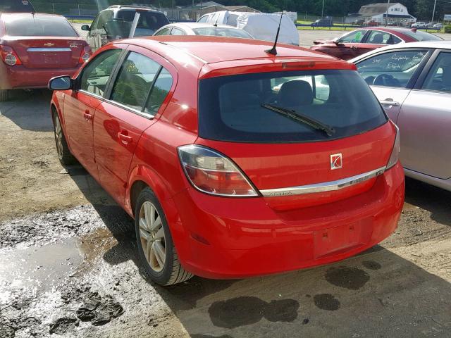 W08AT671385122839 - 2008 SATURN ASTRA XR RED photo 3