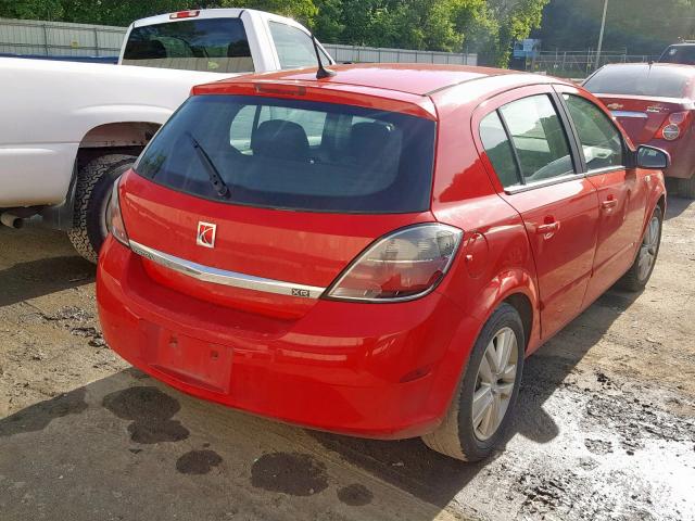 W08AT671385122839 - 2008 SATURN ASTRA XR RED photo 4