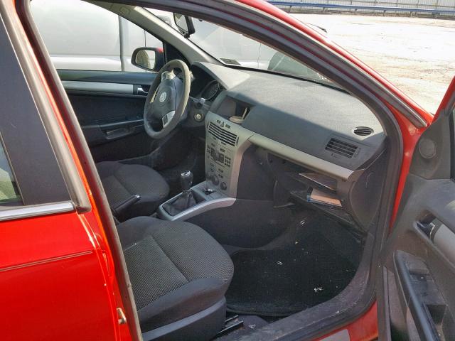 W08AT671385122839 - 2008 SATURN ASTRA XR RED photo 5