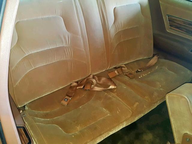 2G4WD14W5J1496739 - 1988 BUICK REGAL LIMI GOLD photo 6