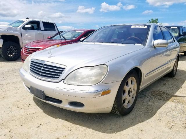 WDBNG70J82A292222 - 2002 MERCEDES-BENZ S 430 SILVER photo 2
