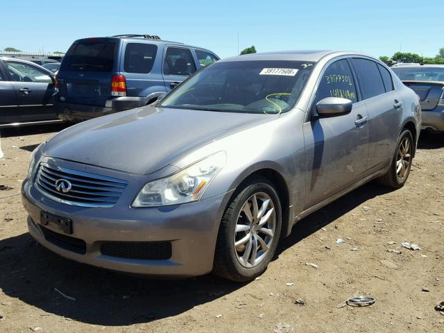 JNKCV61F39M357665 - 2009 INFINITI G37 GRAY photo 2