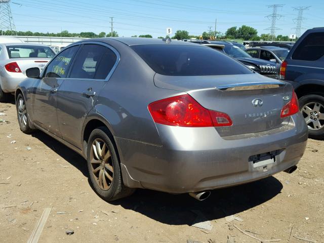 JNKCV61F39M357665 - 2009 INFINITI G37 GRAY photo 3