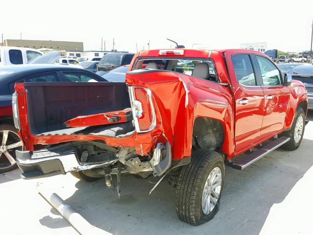 1GTG5CE36F1149231 - 2015 GMC CANYON SLT RED photo 4