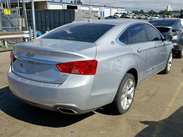 1G1155S36EU107833 - 2014 CHEVROLET IMPALA LTZ SILVER photo 4